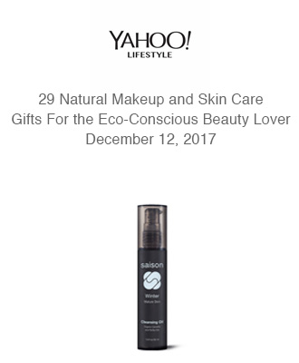 Yahoo Lifestyles Hello Giggles Eco Gifts Holiday Gift Guide With Saison Organic Skin Care